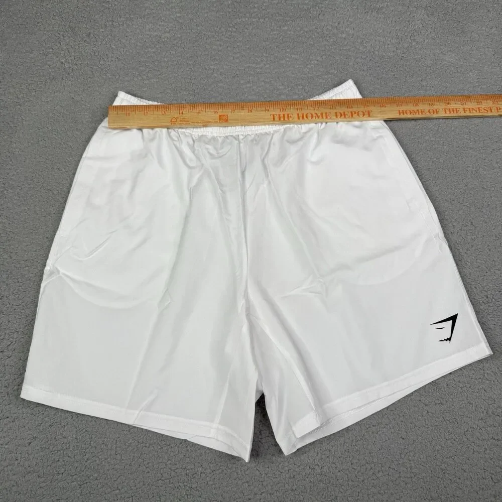 Gymshark Shorts Mens Large White Slim Arrival 7
